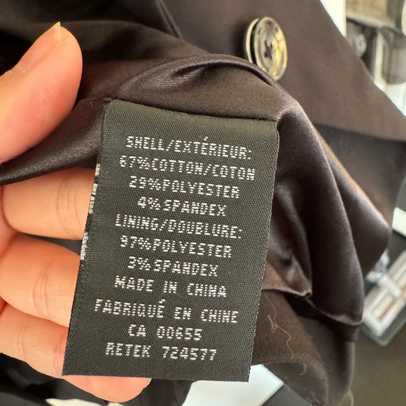 BW&CO Black Blazer Women Size 2 - Picture 4 of 4